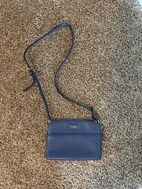kate spade navy blue leather grove street Millie crossbody